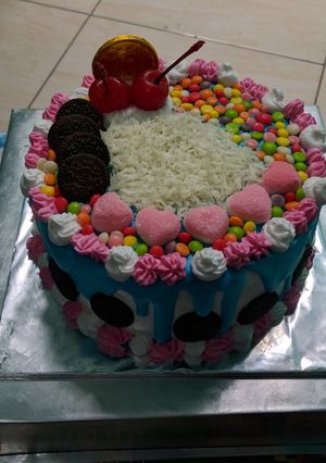 Foto resep Kue ultah sederhana
