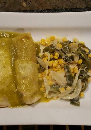 Una foto de Enchiladas Suizas