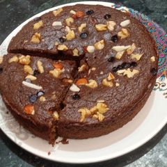 A picture of Ragi cake.