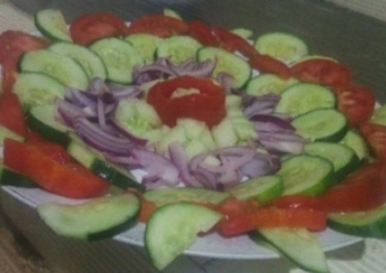 Easy Way to Cook Ultimate Onion cucumber salad#saladcontest
