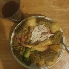Christmas Chicken Roast Dinner A picture of Christmas Chicken Roast Dinner.