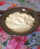 Mayonesa casera sin huevo
