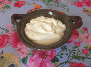 Una foto de Mayonesa casera sin huevo