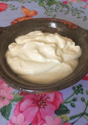 Una foto de Mayonesa casera sin huevo