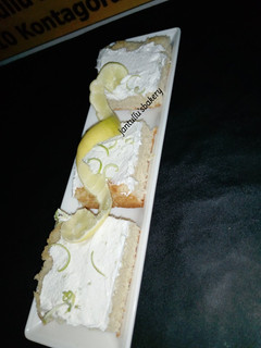 A picture of Mayonnaise lemon cream sheet cake.