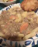 Stovetop Stew Over Ziti Rigati