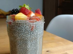 Une photo de 🌱 Pudding de chia au lait de coco
