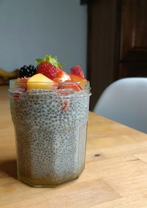 Une photo de 🌱 Pudding de chia au lait de coco