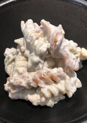 A picture of Tuna Pasta Dill Salad.