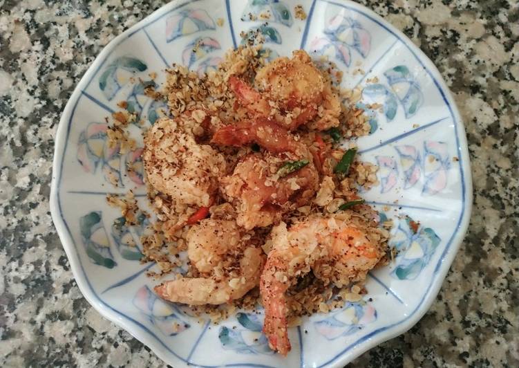 Fried Shrimp Crispy Oat (Udang Goreng Krispy Gandum)
