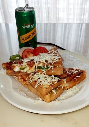 ગ્રીલ્ડ વેજ ચીઝ સેન્ડવીચ(Grilled veg cheese sandwich recipe in Gujarati) રેસીપી મુખ્ય ફોટો