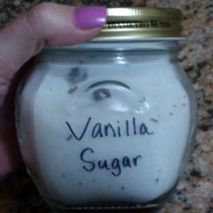A picture of Homemade Vanilla Sugar.