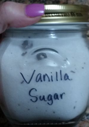 A picture of Homemade Vanilla Sugar.