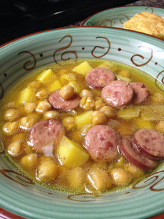 A picture of Spanish Bean Soup.