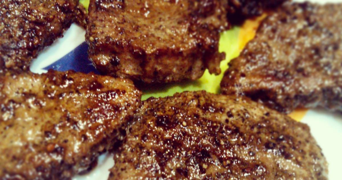 Beer Marinate Peppered Steak Recipe by MohammadShahbazKhan Cookpad