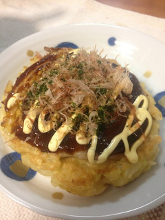 A picture of Onion Okonomiyaki.