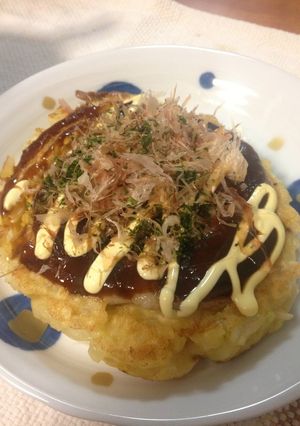 A picture of Onion Okonomiyaki.