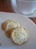 Easy Crispy Black Tea Shortbread Cookies