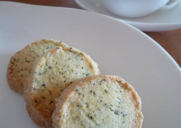 Simple Way to Make Favorite Easy Crispy Black Tea Shortbread Cookies