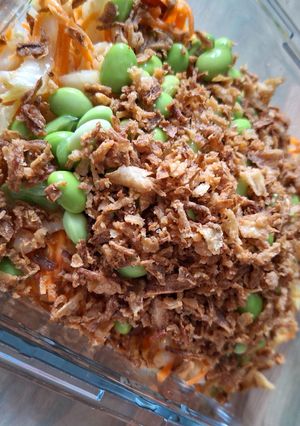Une photo de Salade de fève à l'asiatique
