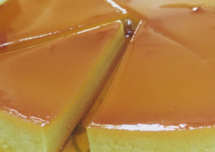 Pam's Simple flan... Pam's Simple flan…