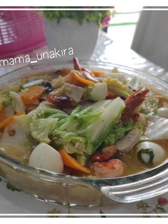 Foto resep Menu Anak : Capjay Udang Sayur