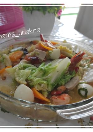 Foto resep Menu Anak : Capjay Udang Sayur