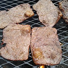 A picture of Skye's Bottom round steak.