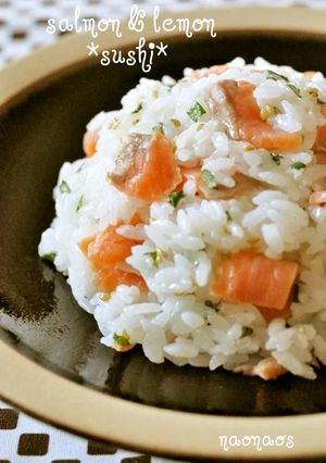 A picture of Lemony Salmon Mixed Sushi.