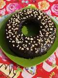 Bolu Pisang Siram Coklat Kacang