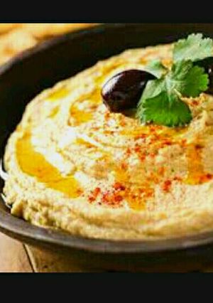 صورة لوصفة حمص بالطحينة (اصلي) مثل المطاعم