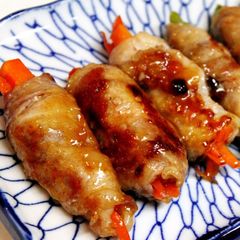 A picture of Carrot Pork Rolls.
