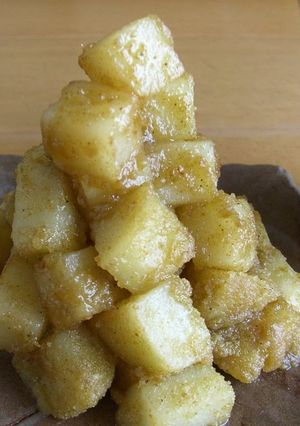 A picture of Kinako Butter Potatoes.