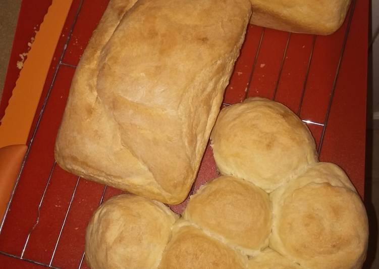 Recipe of Homemade Honey White Bread