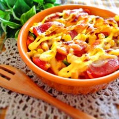A picture of Easy Bread Au Gratin in 5 minutes.