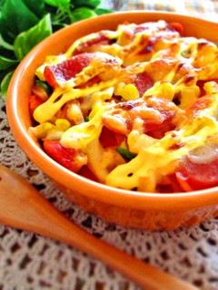 A picture of Easy Bread Au Gratin in 5 minutes.