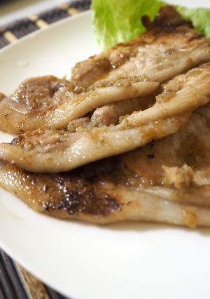A picture of Japanese Ginger Pork (Shogayaki).