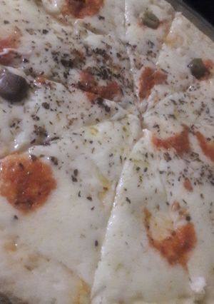 Una foto de Pizza casera