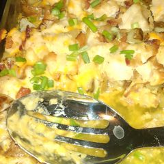A picture of Loaded Potato and Chicken Casserole.