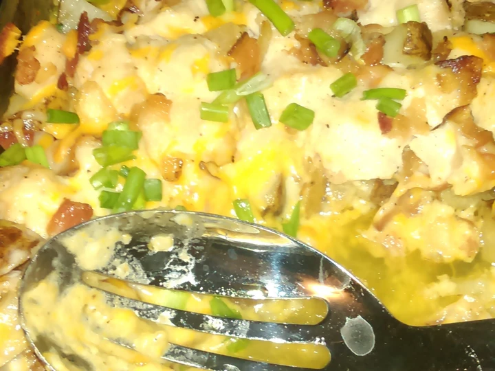 Easy Way Make Recipe Loaded Potato and Chicken Casserole that is Delicious, Perfect}