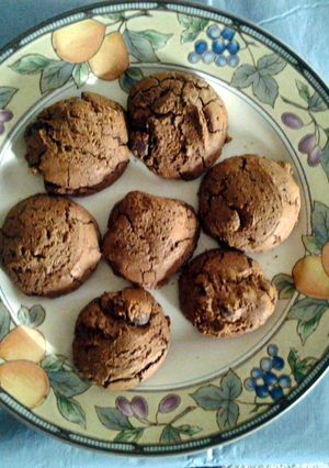 A picture of Ultimate Mocha Truffle Chocolate Cookies.
