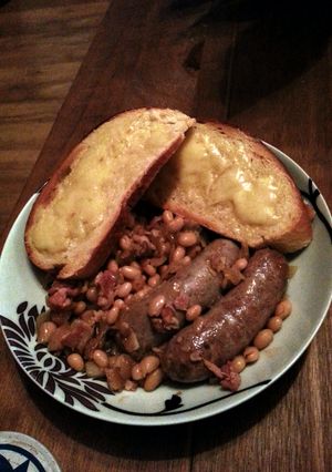 A picture of Sausage & Bean Casserole.