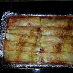 A picture of Enchiladas.