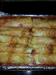 A picture of Enchiladas.