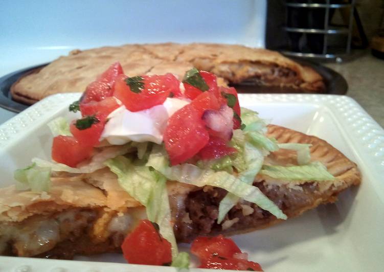 Steps to Prepare Homemade One BIG Empanada