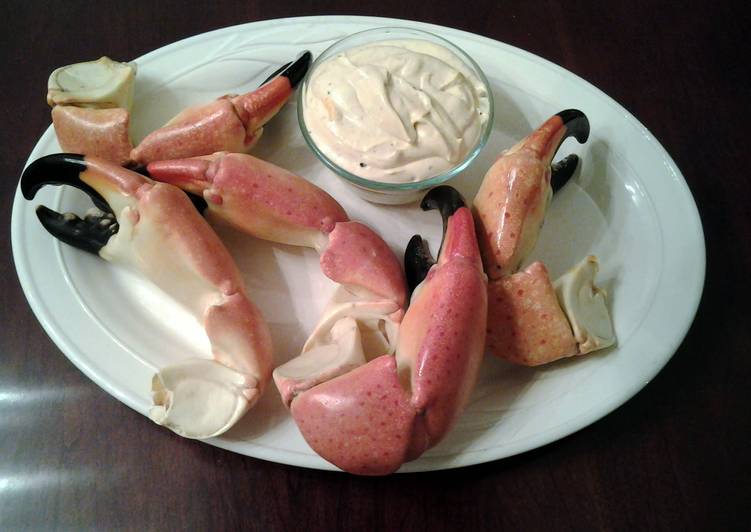 Recipe of Speedy Stone Crabs With Mustard Sauce