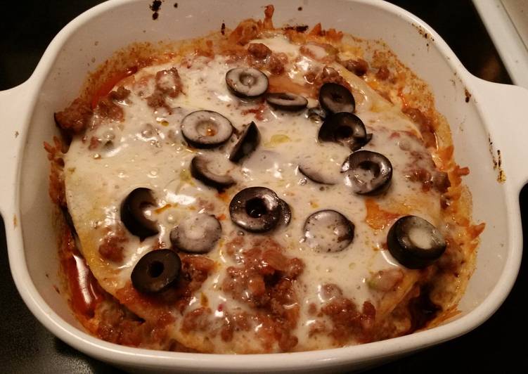 Steps to Make Homemade Enchilada Pie