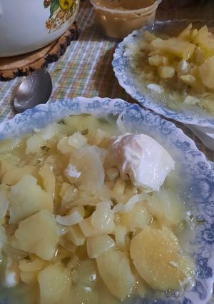 Una foto de Papas en blanco
