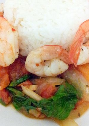 A picture of Azie's Easy Roasted Shrimp.