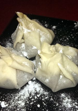 A picture of Sophie's easy chocolate and banana parcels.